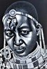 African painting of a maasai woman for sale
