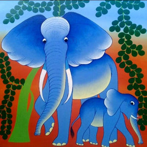african art of elephants