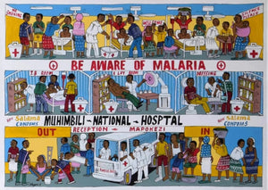 African  art of hospital in Tanzania