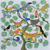 African  art of birds on top of a tree for sale