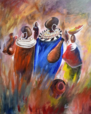 African painting of people for sale online