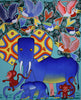 African  art of elephant 