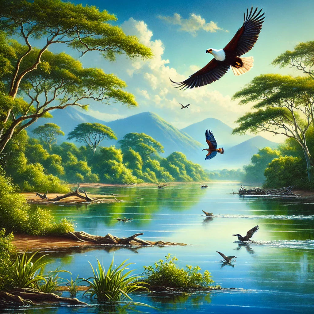 Mbezi River: A Tranquil Reflection of Nature’s Beauty