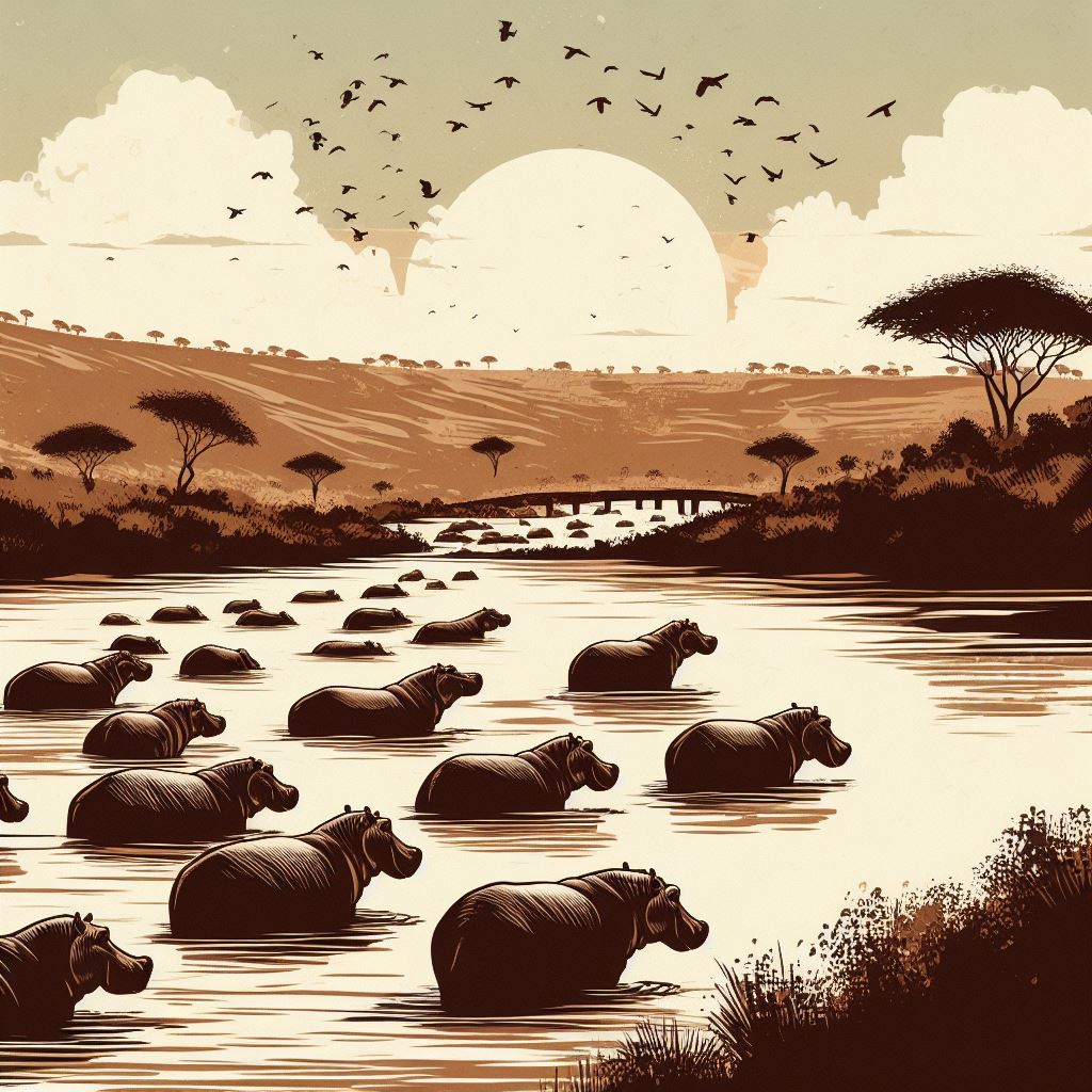 20 Reasons Why Hippos Are Depicted In African Paintings