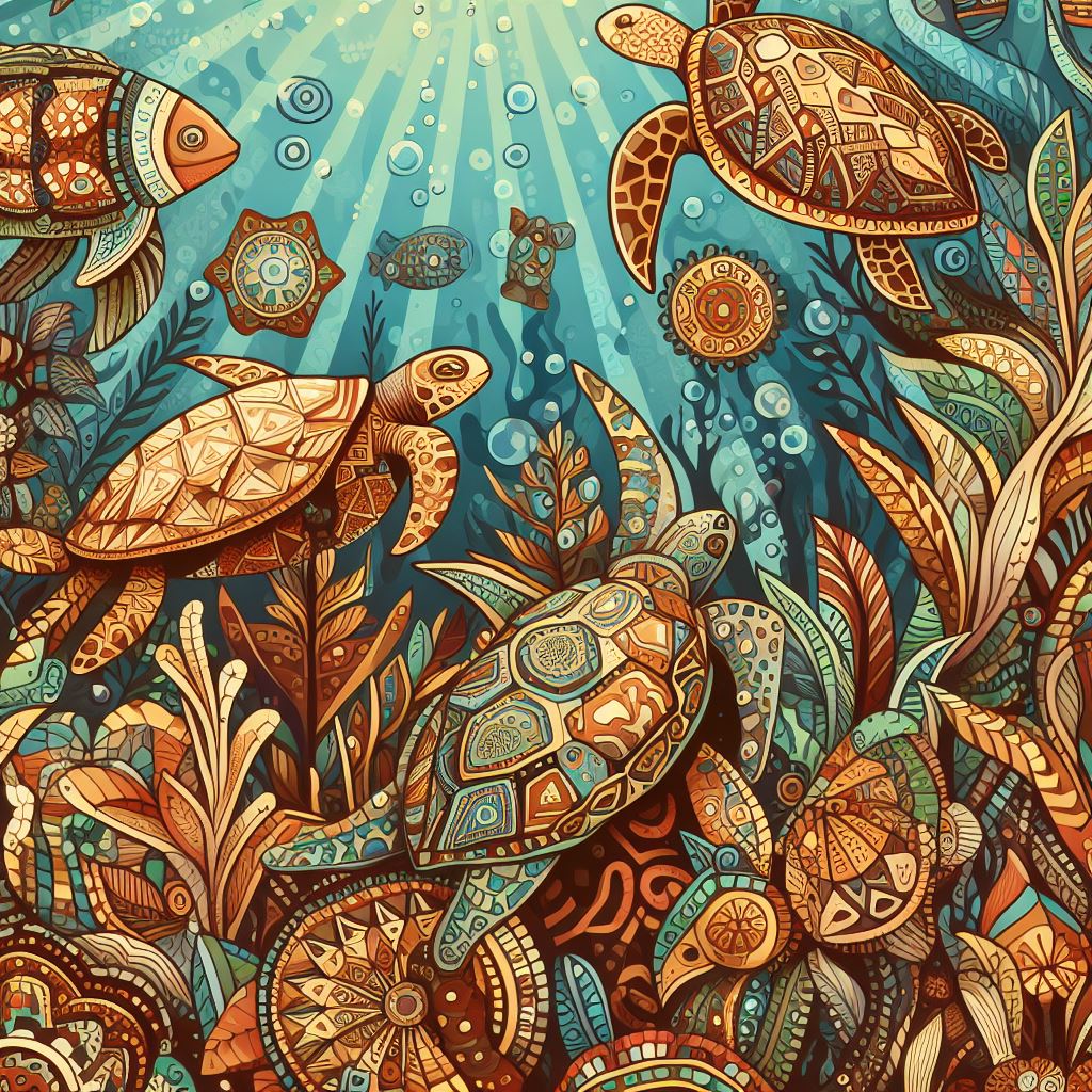 Aquatic Motifs in African Paintings