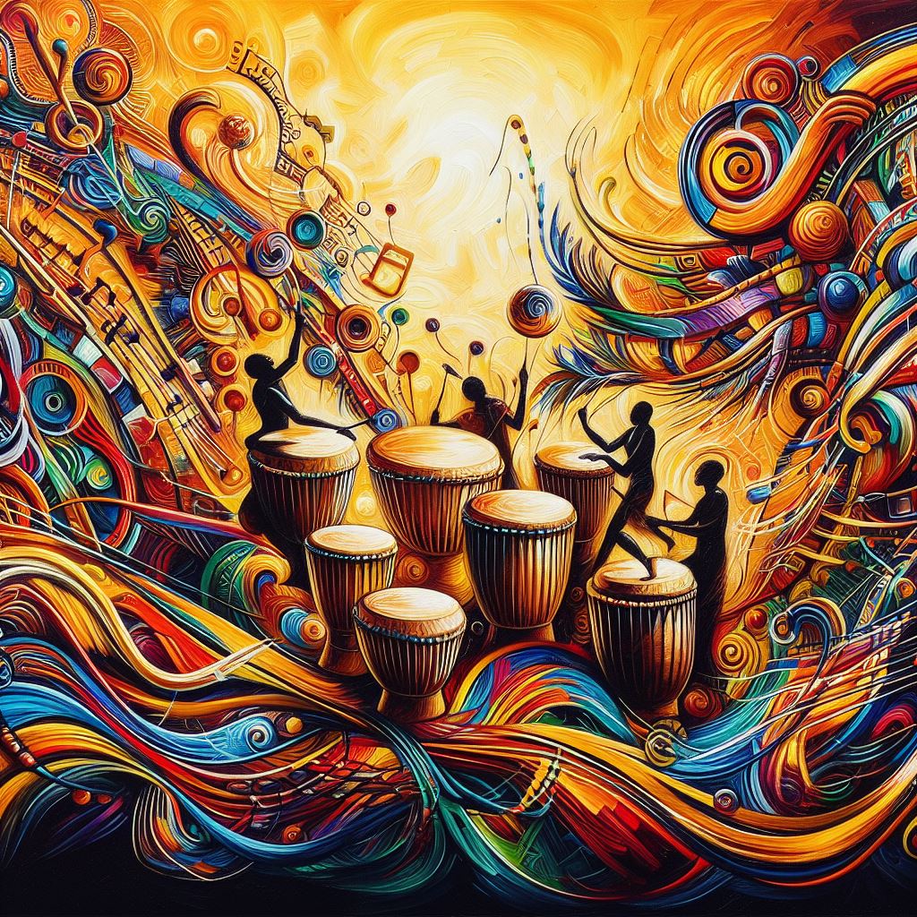 Why African Paintings Depict Musical Instruments