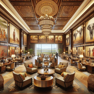 african art hotel interior design