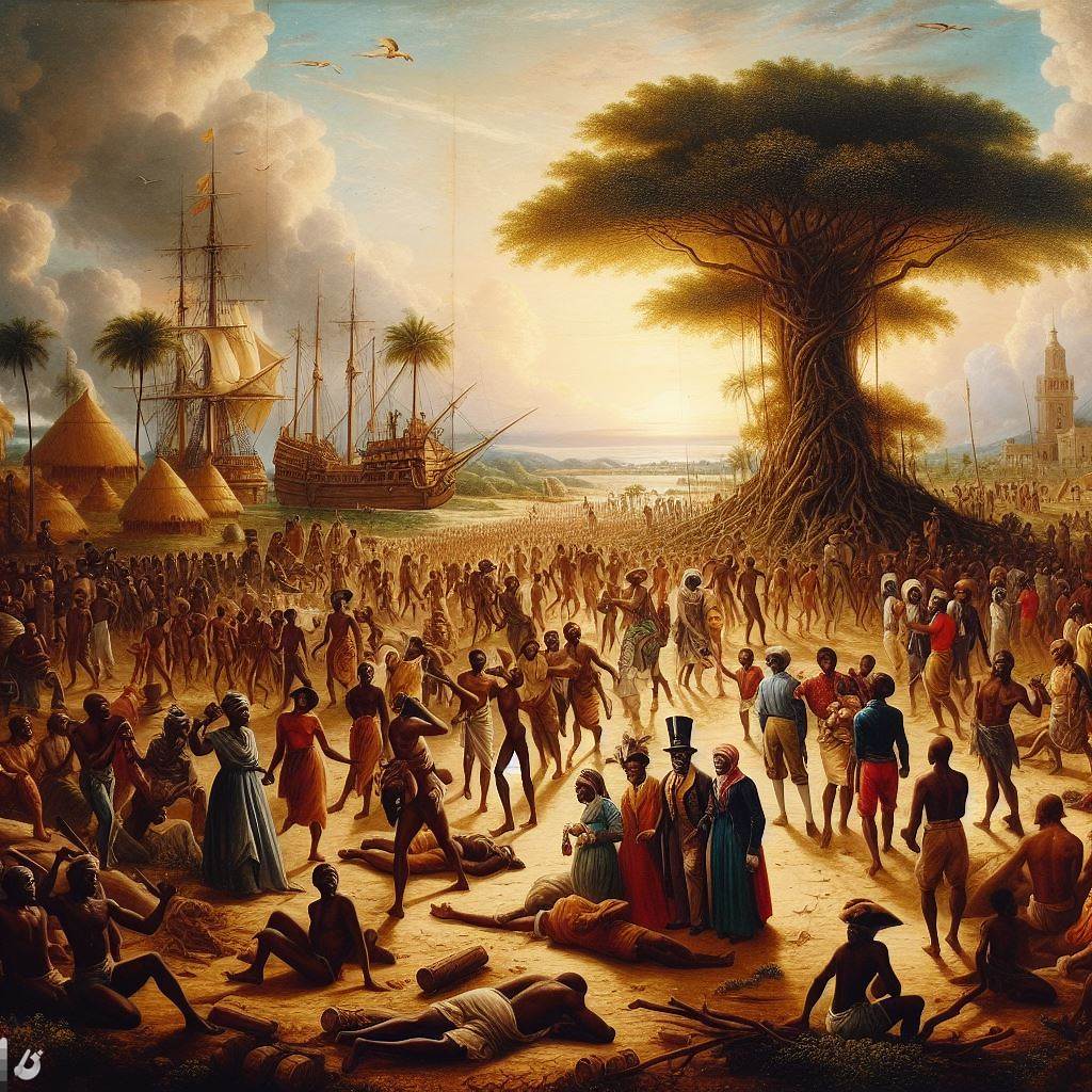 Portraying The Transatlantic Slave Trade In African Paintings portraying-the-transatlantic-slave-trade-in-african-paintings
