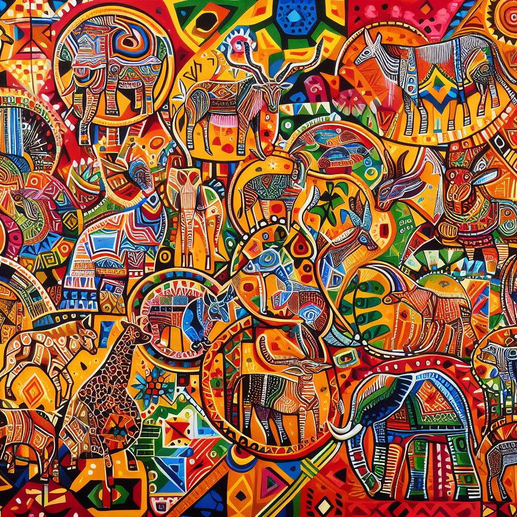 African Abstract Paintings: Beauty in Aesthetics and Symbolism