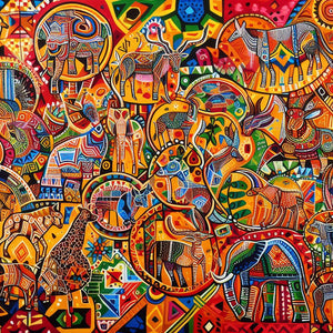 African Abstract Paintings: Beauty in Aesthetics and Symbolism