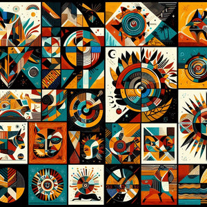 The Use of Geometry and Pattern in African Paintings