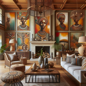 African Paintings in Home Decoration
