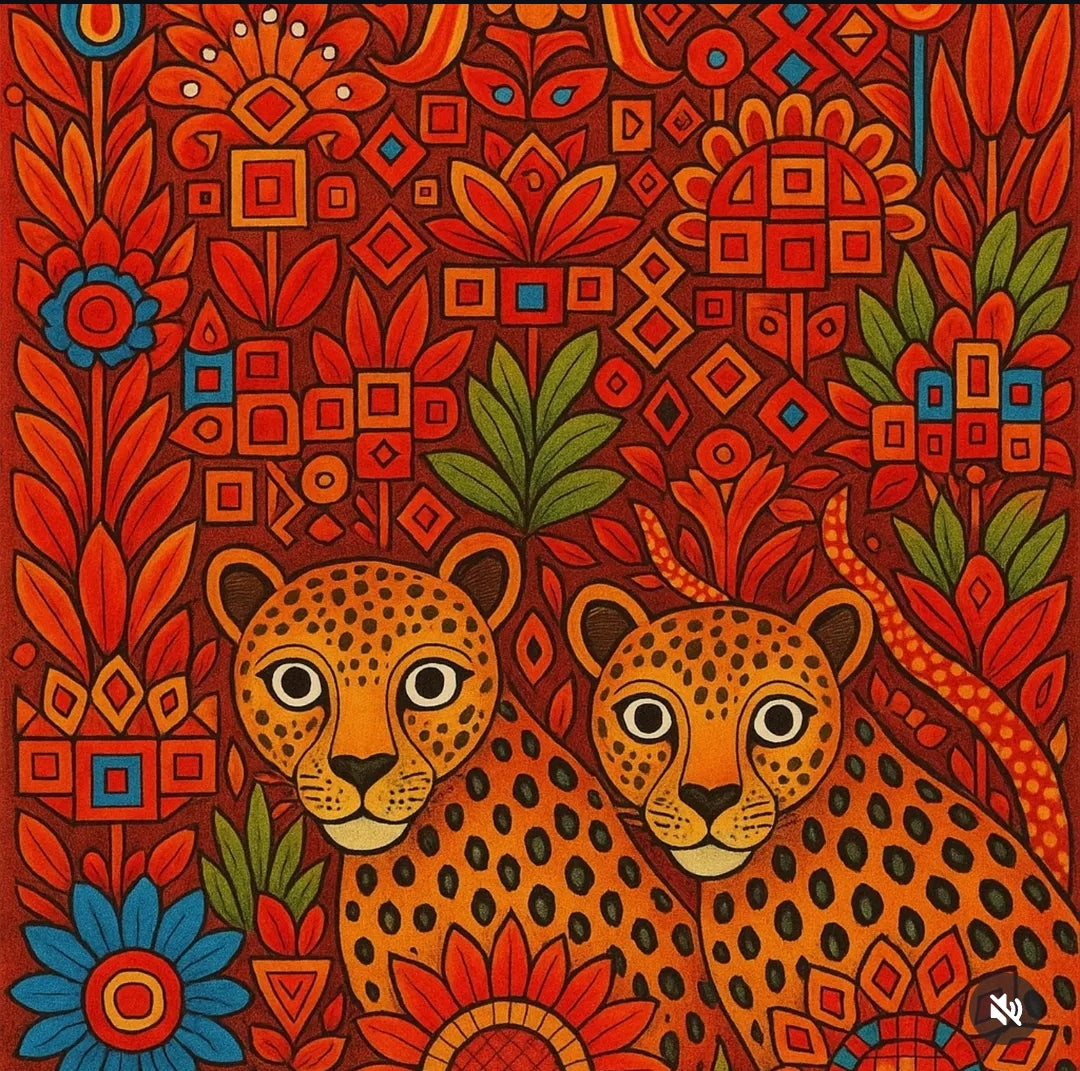 The Leopard's Legacy: From Sacred Symbol to Canvas - A Journey Through African Art and Mythology