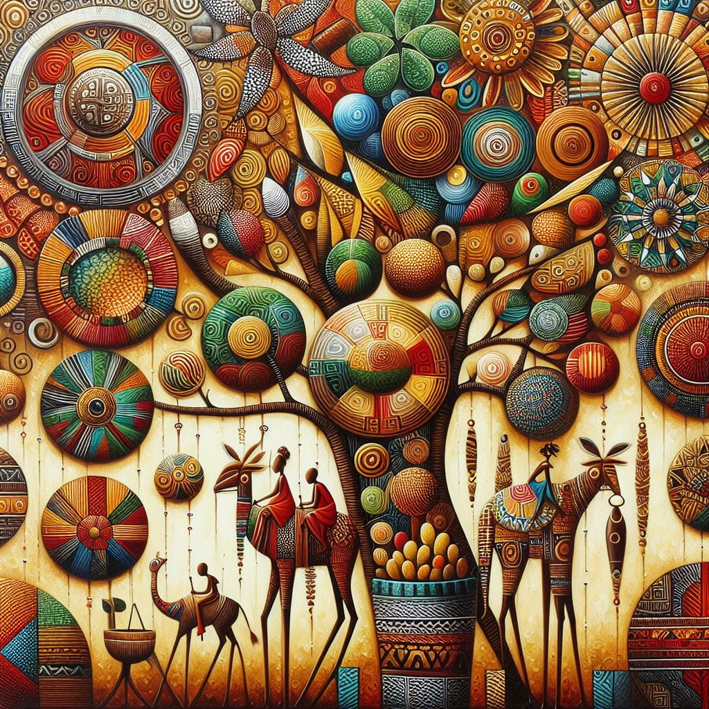 African Paintings as Decorative Elements
