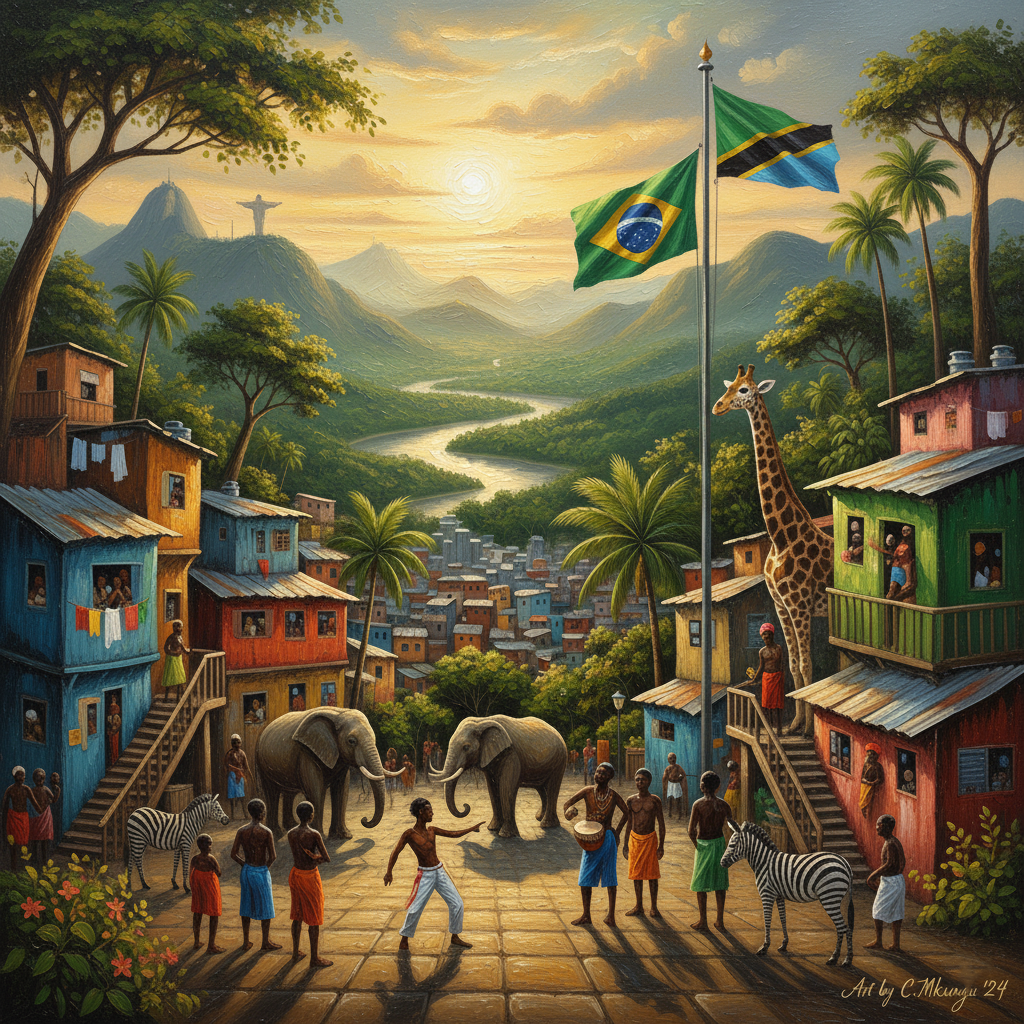 brazil african painting