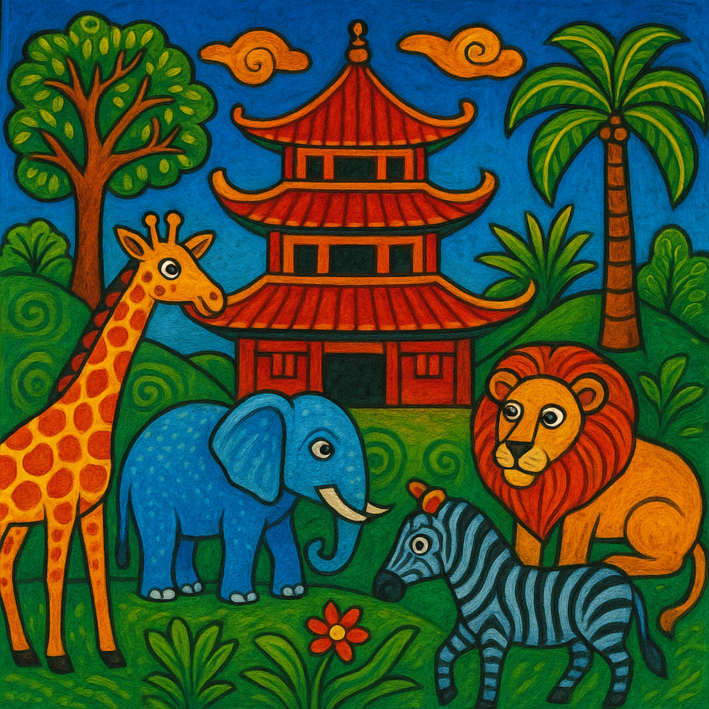 坦桑尼亚廷嘎廷嘎画：为您的家增添非洲色彩的手绘装饰画