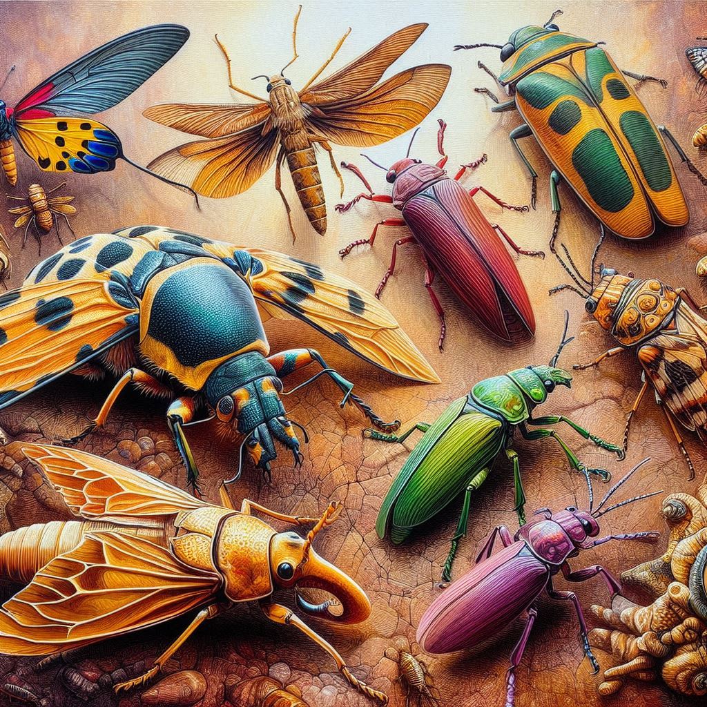 Money Insect The Significance of Insects in African Paintings - TingaTinga African Art