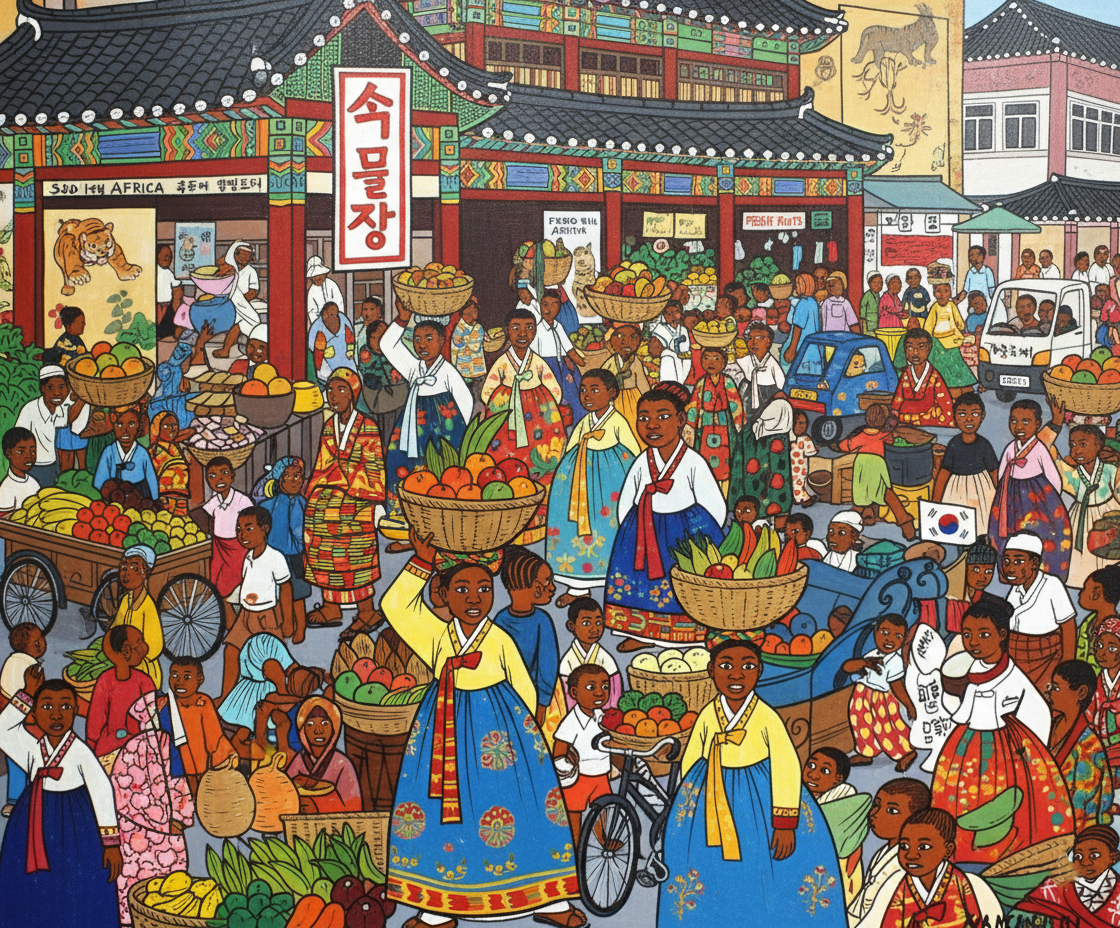 Handmade African Paintings: Transform Your Korean Home with Vibrant Tanzanian Art