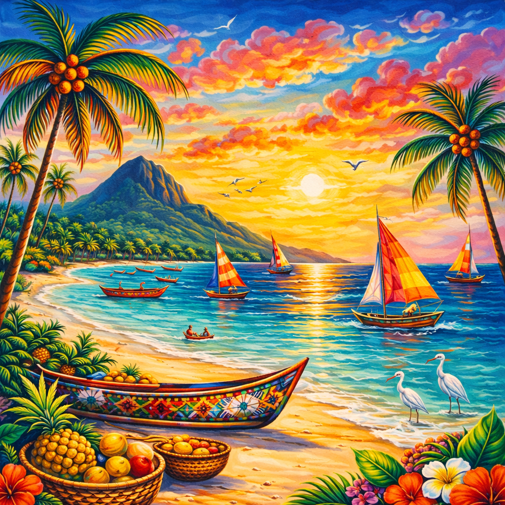 mauritius painting