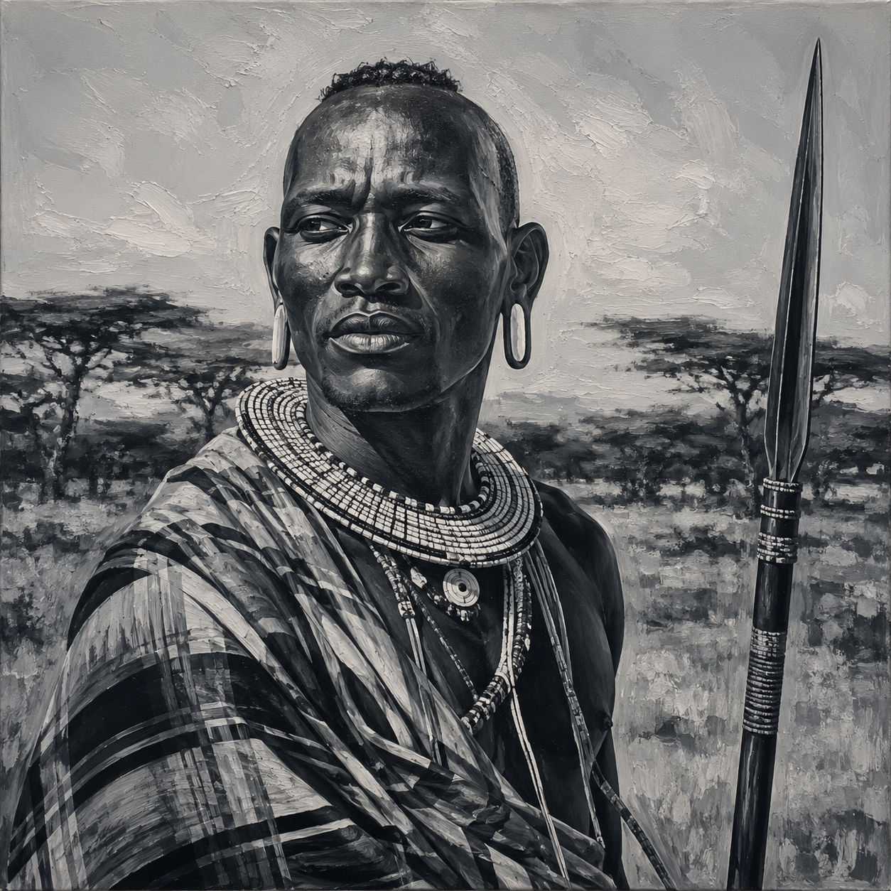 maasai african warrior
