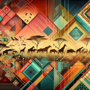African Paintings Inspired by Wildlife and Nature