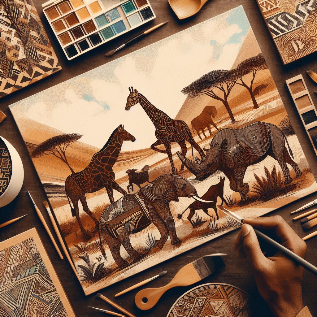 Exploring the Impact of African Paintings on U.S. Culture