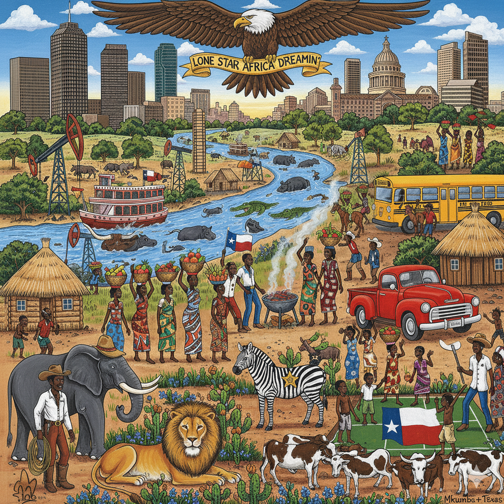 Bold African Wall Art for Texas Homes: Why Handmade African Paintings Are Taking Over Living Rooms from Houston to Austin