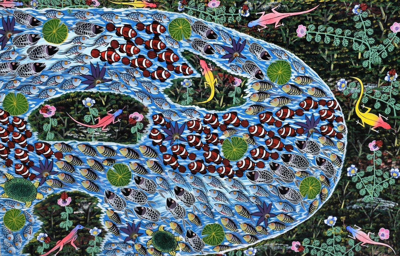 A Pond Of Fish