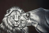 African painting of a large cat for sale