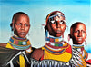 African painting of women 