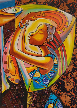 african art of a lady for sale