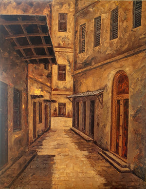 african art of zanzibar alleyways 