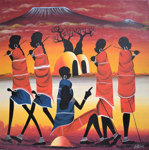 African art of villages