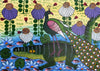African  art of swamp and crocodiles for sale 