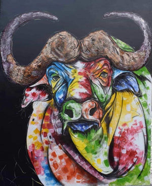 african art of animals for sale of a buffalo for sale