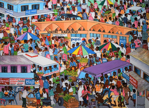 African art of the city center for sale