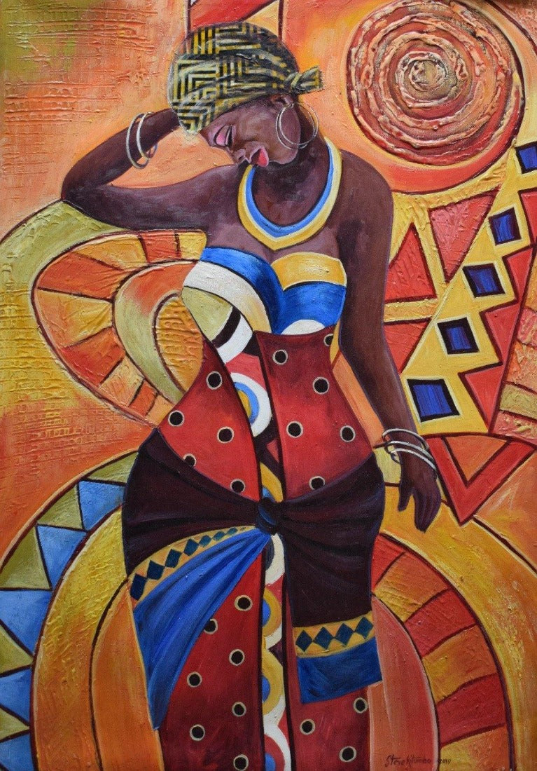 African art of a lady