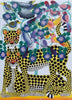african painting of leopards for sale