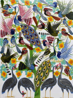 African  art of birds