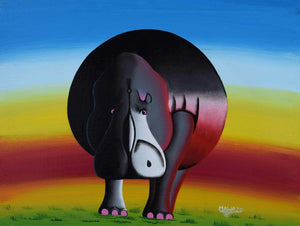 african painting of birds and wildlife for sale