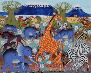 african painting made by african artists