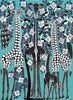 African paintings of giraffes for sale