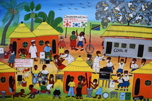 african art of the coronavirus