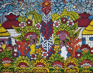 African painting of flowers for sale online