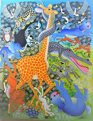 painting of animals in arusha