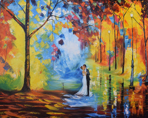 african art of a wedding