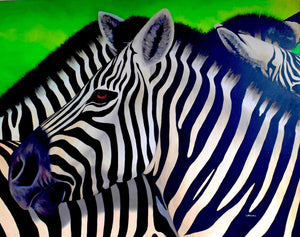 african art of animals in the jungle for sale