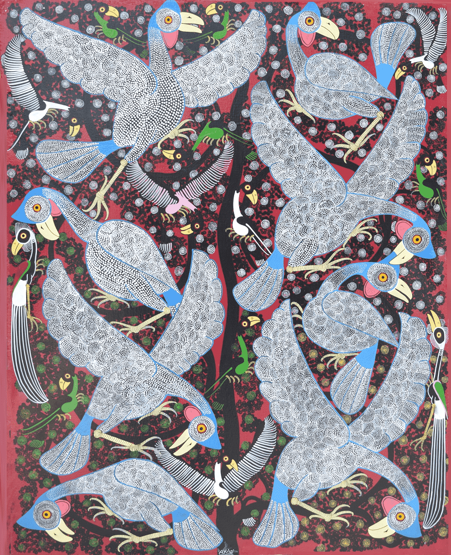 African painting of birds for sale online