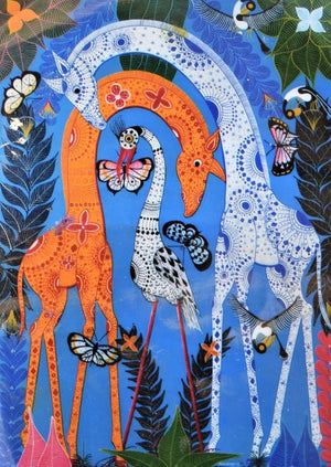 african art of giraffes for sale online