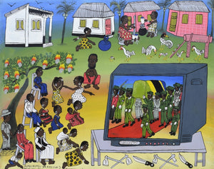 african art of a burial process